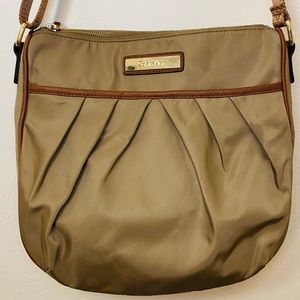 Calvin Klein Tan Nylon Crossbody Bag